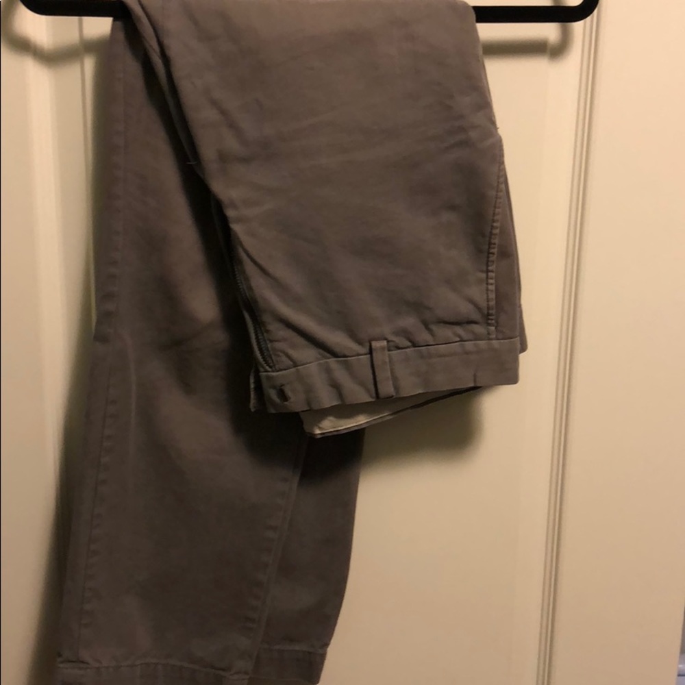 Banana Republic Light Gray Aiden Chinos